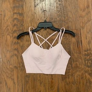 Lululemon Sports Bra, Size 8, Light Pink